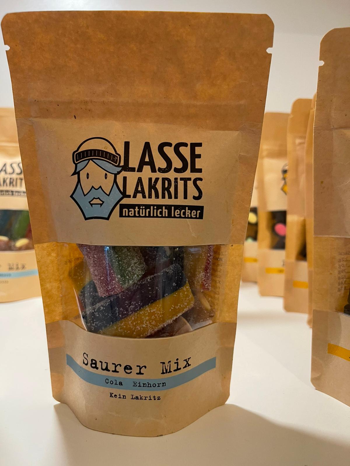 LasseLakrits Saurer Einhorn Mix Fruchtgummi