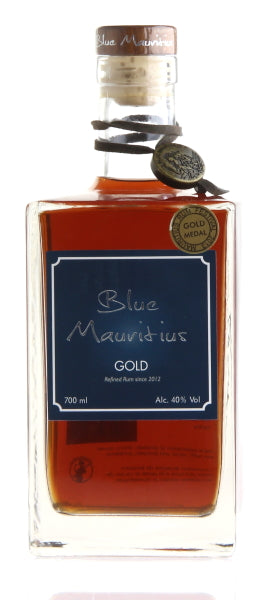 "BLUE MAURITIUS Gold Spirit of Rum"